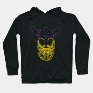 MN Football Beard Hoodie